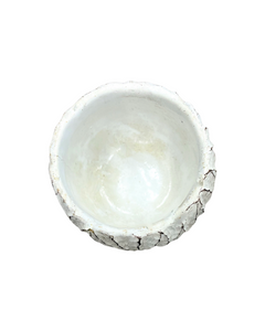 Pots - Ceramic Mini White Pot (3 Inch)